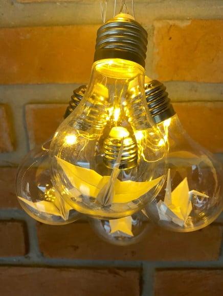Cordão de luz de led com TSURU