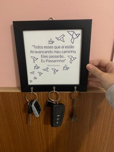 Porta Chaves Eu Passarinho