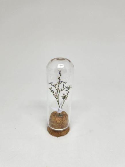 Vidrinho Floral com Mini Tsuru - Ideal para Lembrancinha