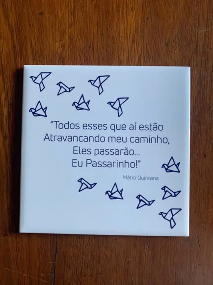 Azulejo Eu Passarinho