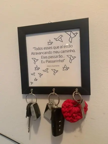 Porta Chaves Eu Passarinho