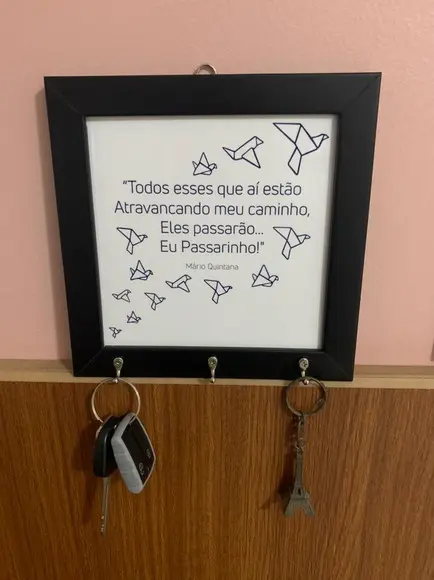 Porta Chaves Eu Passarinho