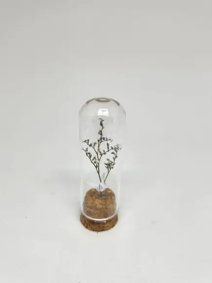 Vidrinho Floral com Mini Tsuru - Ideal para Lembrancinha