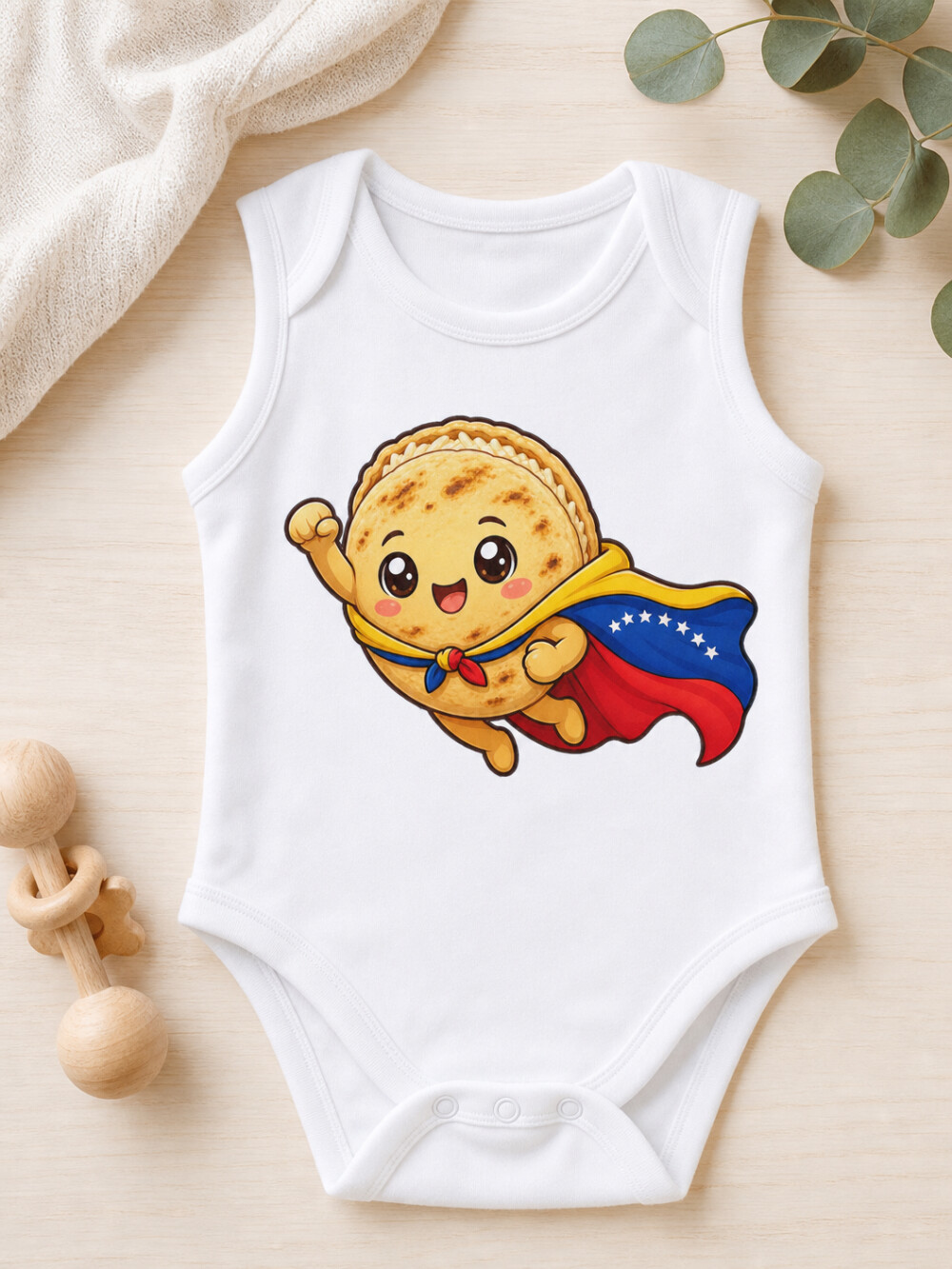 Arquivo Digital Body Bebê: Super Hambúrguer Herói Venezuelano 