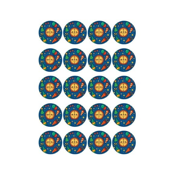 Adesivo Personalizado Latinha 5cm Ano Novo