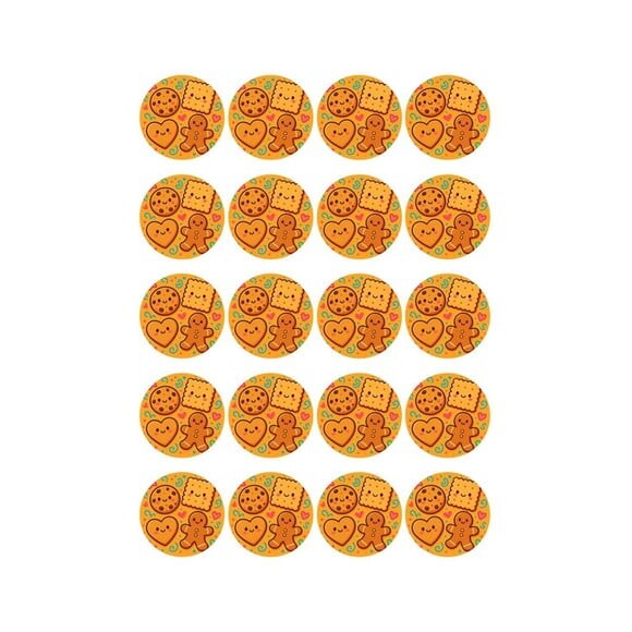 Adesivo Personalizado Latinha 5cm Biscoitinhos