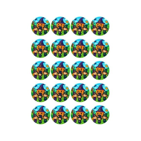 Adesivo Personalizado Latinha 5cm Bruxinhas Fofas