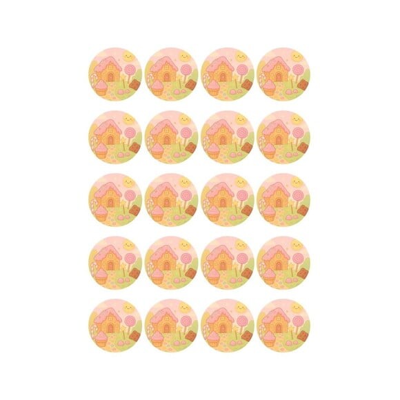 Adesivo Personalizado Latinha 5cm Confeitaria Kids