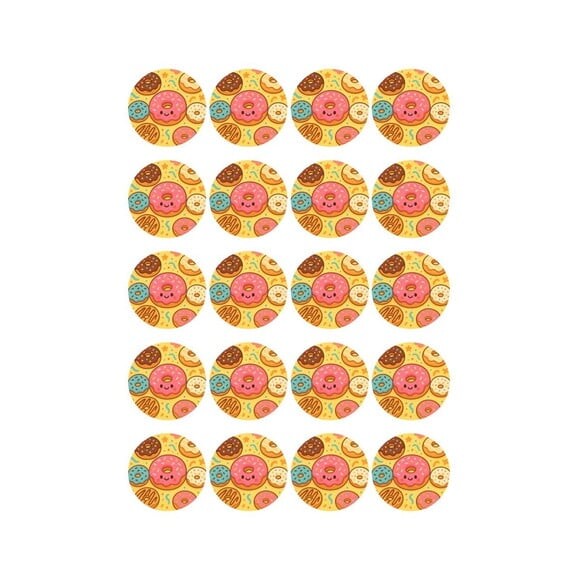 Adesivo Personalizado Latinha 5cm Donuts