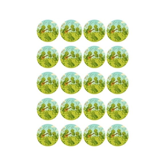 Adesivo Personalizado Latinha 5cm Grilos