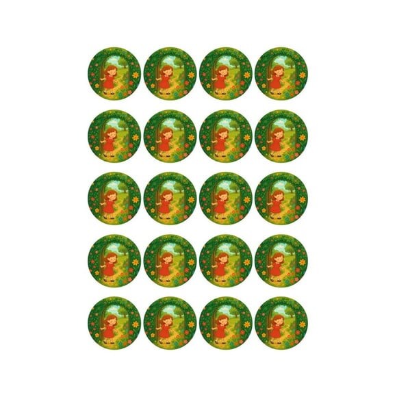Adesivo Personalizado Latinha 5cm Jardim Secreto