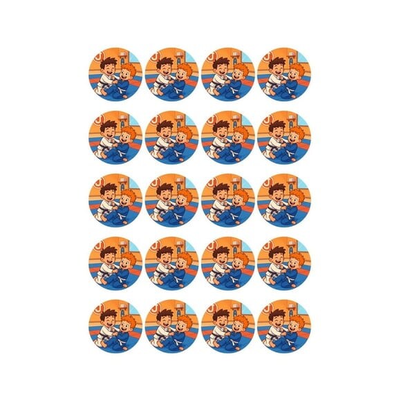 Adesivo Personalizado Latinha 5cm Jiu-jítsu