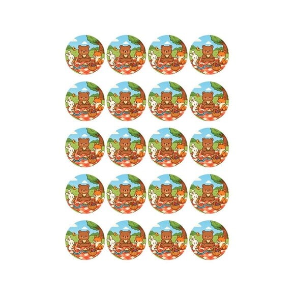 Adesivo Personalizado Latinha 5cm Picnic