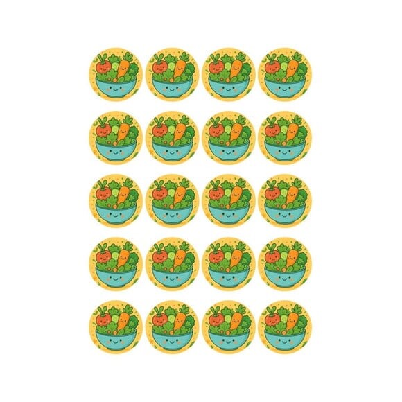 Adesivo Personalizado Latinha 5cm Salada Divertida