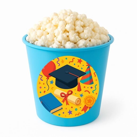 Balde de Pipoca Personalizado Infantil Formatura