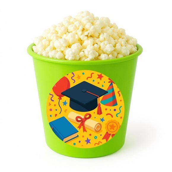 Balde de Pipoca Personalizado Infantil Formatura