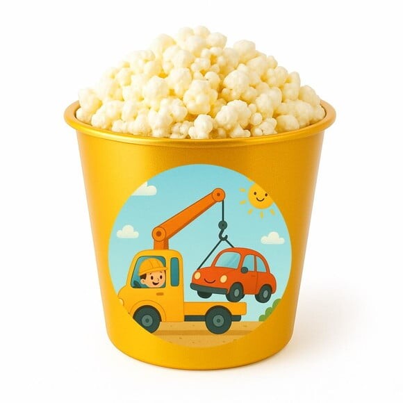 Balde de Pipoca Personalizado Infantil Guincho