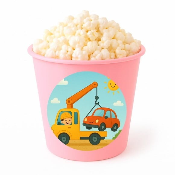 Balde de Pipoca Personalizado Infantil Guincho