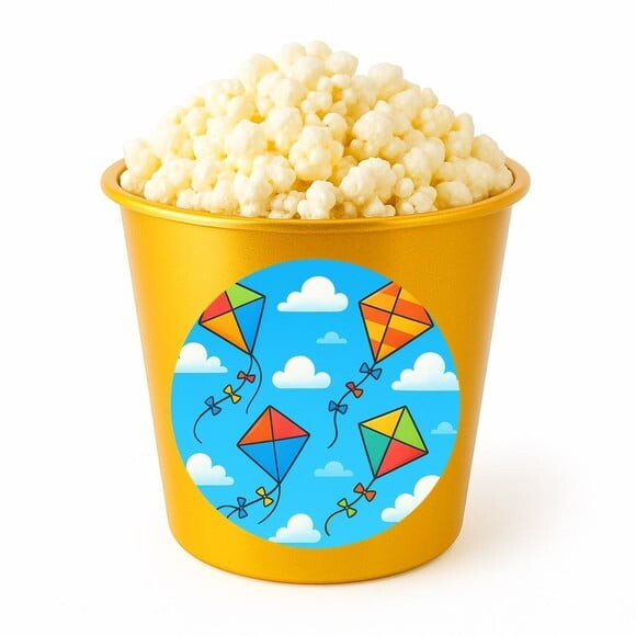 Balde de Pipoca Personalizado Infantil Pipas
