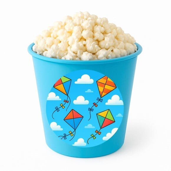 Balde de Pipoca Personalizado Infantil Pipas