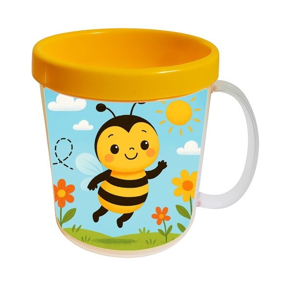 Caneca Acrílica Infantil Personalizada Abelhinha