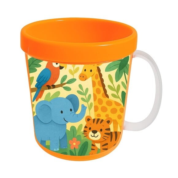 Caneca Acrílica Infantil Personalizada Animais Exóticos