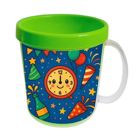 Caneca Acrílica Infantil Personalizada Ano Novo
