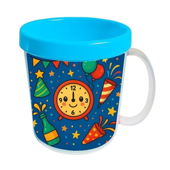 Caneca Acrílica Infantil Personalizada Ano Novo