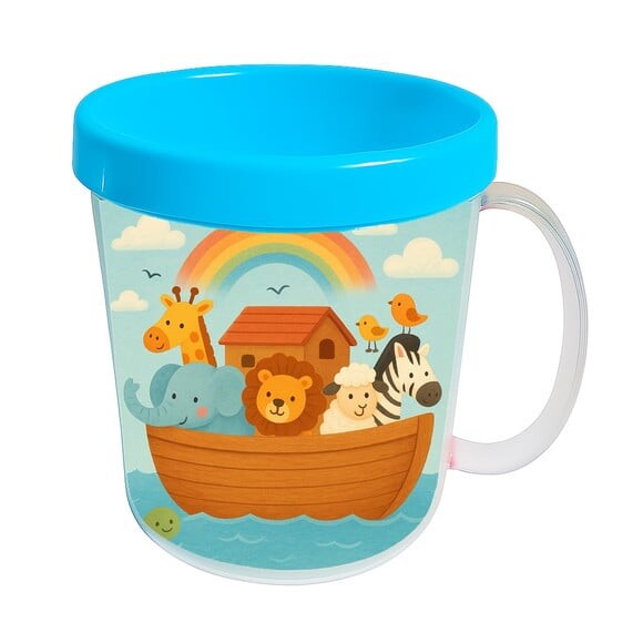 Caneca Acrílica Infantil Personalizada Arca de Noé