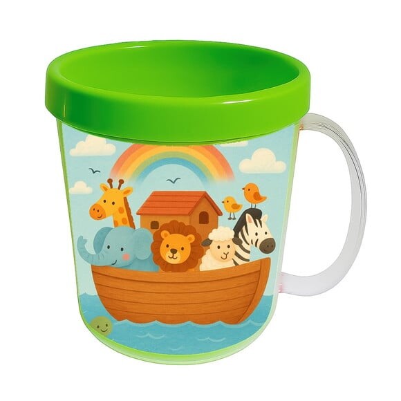 Caneca Acrílica Infantil Personalizada Arca de Noé