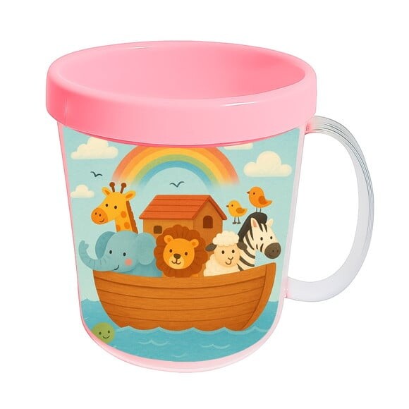 Caneca Acrílica Infantil Personalizada Arca de Noé