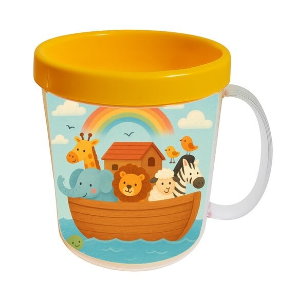 Caneca Acrílica Infantil Personalizada Arca de Noé