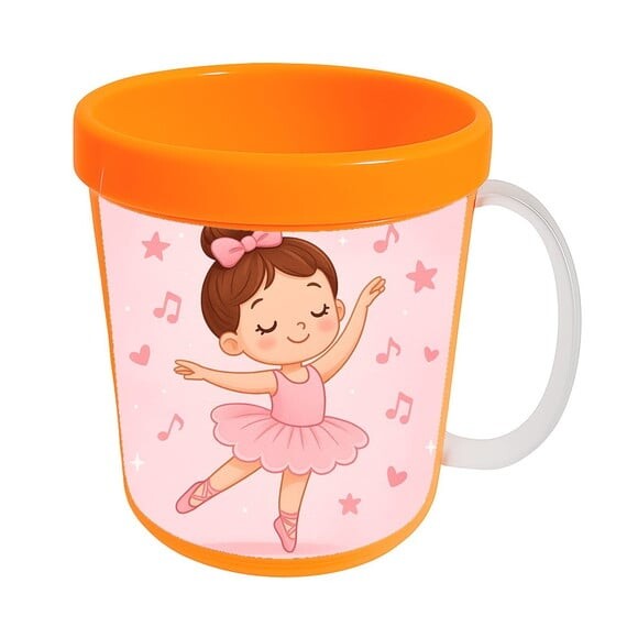 Caneca Acrílica Infantil Personalizada Bailarina