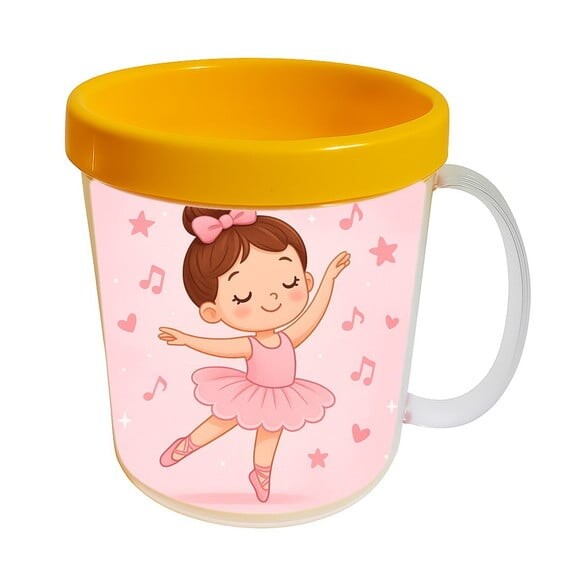 Caneca Acrílica Infantil Personalizada Bailarina