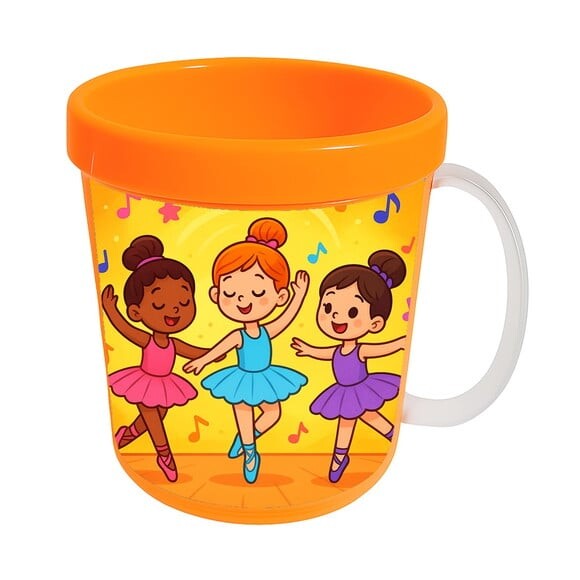Caneca Acrílica Infantil Personalizada Balé