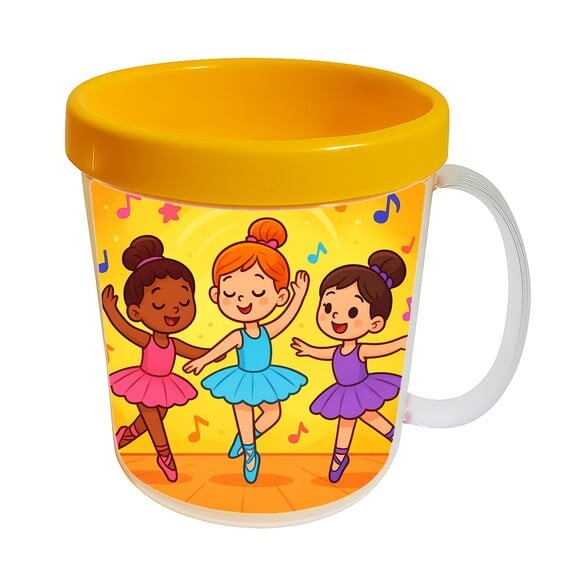 Caneca Acrílica Infantil Personalizada Balé