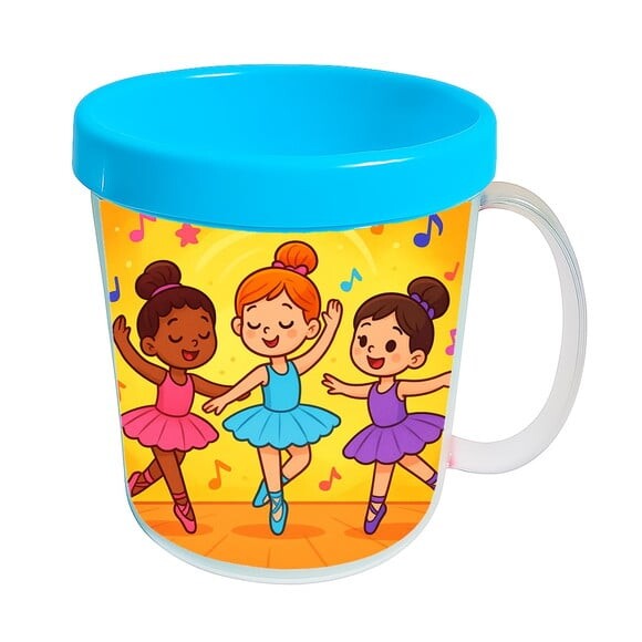 Caneca Acrílica Infantil Personalizada Balé