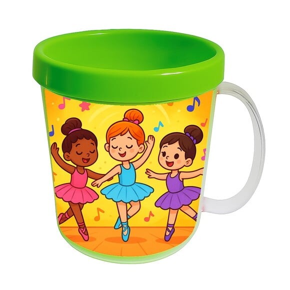 Caneca Acrílica Infantil Personalizada Balé