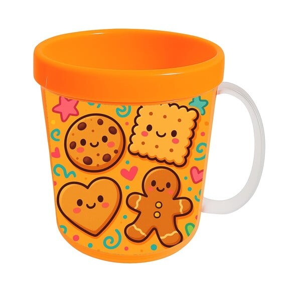 Caneca Acrílica Infantil Personalizada Biscoitinhos