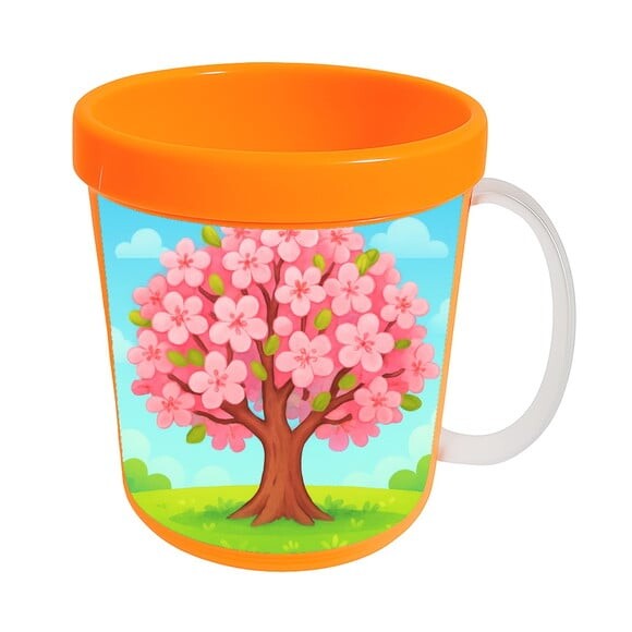 Caneca Acrílica Infantil Personalizada Cerejeira