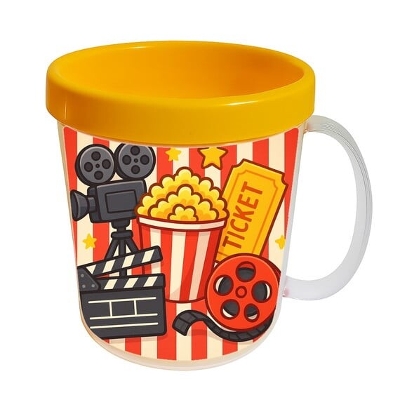 Caneca Acrílica Infantil Personalizada Cinema