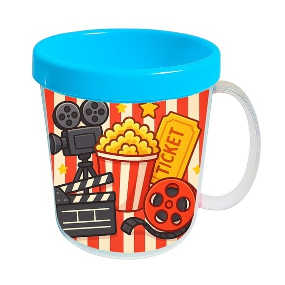 Caneca Acrílica Infantil Personalizada Cinema