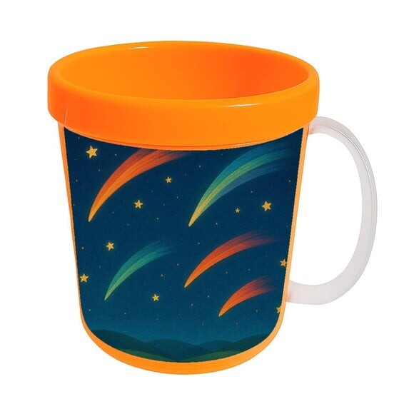 Caneca Acrílica Infantil Personalizada Cometas