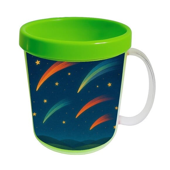 Caneca Acrílica Infantil Personalizada Cometas