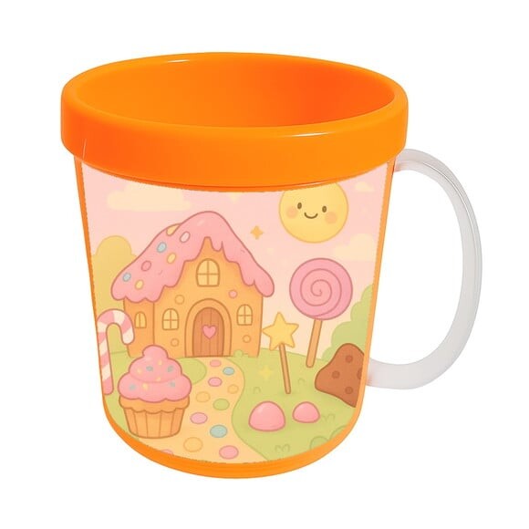 Caneca Acrílica Infantil Personalizada Confeitaria Kids