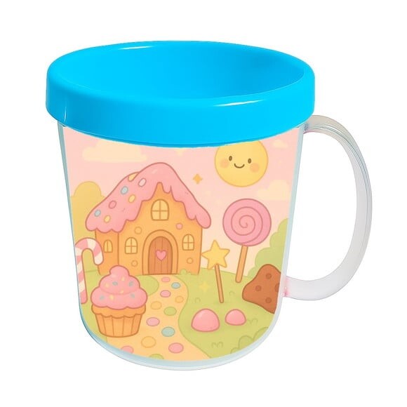 Caneca Acrílica Infantil Personalizada Confeitaria Kids