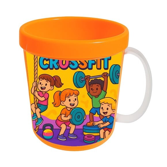 Caneca Acrílica Infantil Personalizada Crossfit
