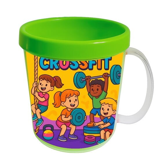 Caneca Acrílica Infantil Personalizada Crossfit