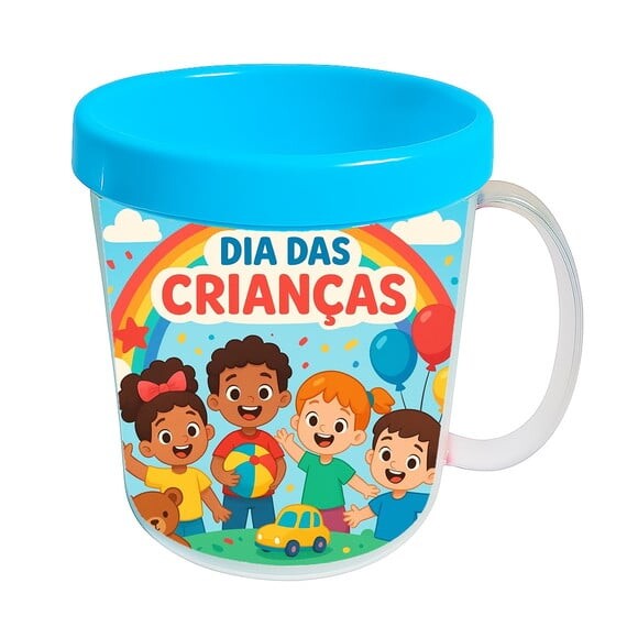 Caneca Acrílica Infantil Personalizada Dia das Crianças