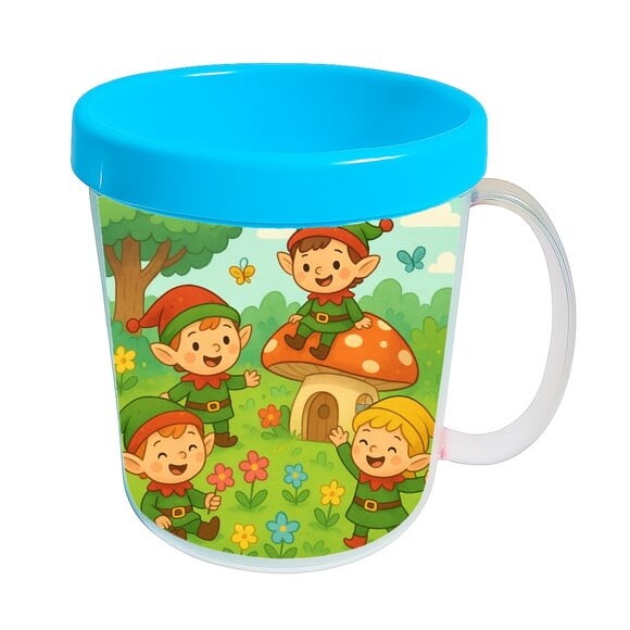 Caneca Acrílica Infantil Personalizada Duendes